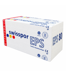 Polistiren expandat EPS 80 Swisspor 100 mm, 1000 x 500 mm